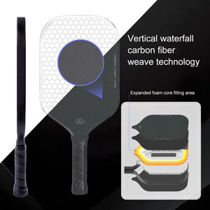 High Quality Edgeless Portable Pickleball Paddle 40-Hole Carbon Fiber Lightweight Durable Indoor Use - Product Image 5