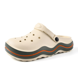 Platform <b>Clogs</b> Summer Outdoor Wear Non Slip Height Increasing Breathable Durable Odor Resistant Couple Beach Sandals - Product Image 5