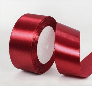 Ruộng băng <span class=keywords><strong>satin</strong></span> 1-1/2 inch (4cm) một mặt, 100% polyester, bán chạy năm 2025, dùng cho hoa và hộp quà, cuộn 25 thước - Product Image 3