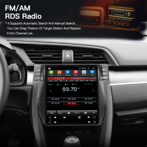 Android 14 สำหรับ Honda CIVIC 2016-2020 หน้าจอ Tesla วิทยุติดรถยนต์ GPS Navi เครื่องเล่นวิดีโอมัลติมีเดีย DSP Carplay ชุดหัวหน้าจอ BT - Product Image 5