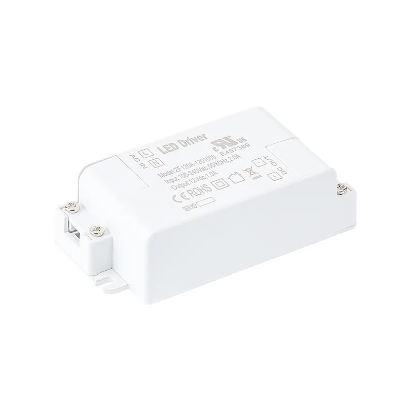 ultra thin small led power supply 24V 0.5A 12W DC RU UL FCC CE SAA ROHS approved input voltage 100-240VAC indoor led driver