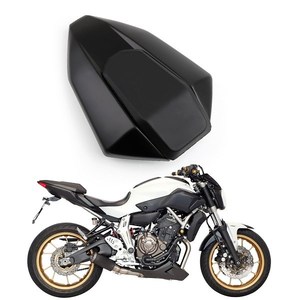 Couverture de carénage de capot Solo de siège <span class=keywords><strong>arrière</strong></span> passager pour YAMAHA MT-07 FZ-07 FZ07 2013-2017 capot de siège noir - Product Image 1