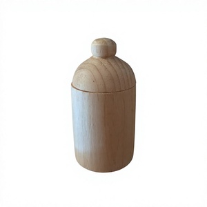 Wooden Spice <b>Jar</b> <b>Storage</b> Container Classic Design Multifunction Shape 250mL Capacity Wooden Lid <b>for</b> <b>Kitchen</b> Countertop - Product Image 6