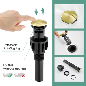 Grifo mezclador de lavabo de baño de 8 pulgadas con 3 orificios para ducha de mano y bañera - Product Image 6