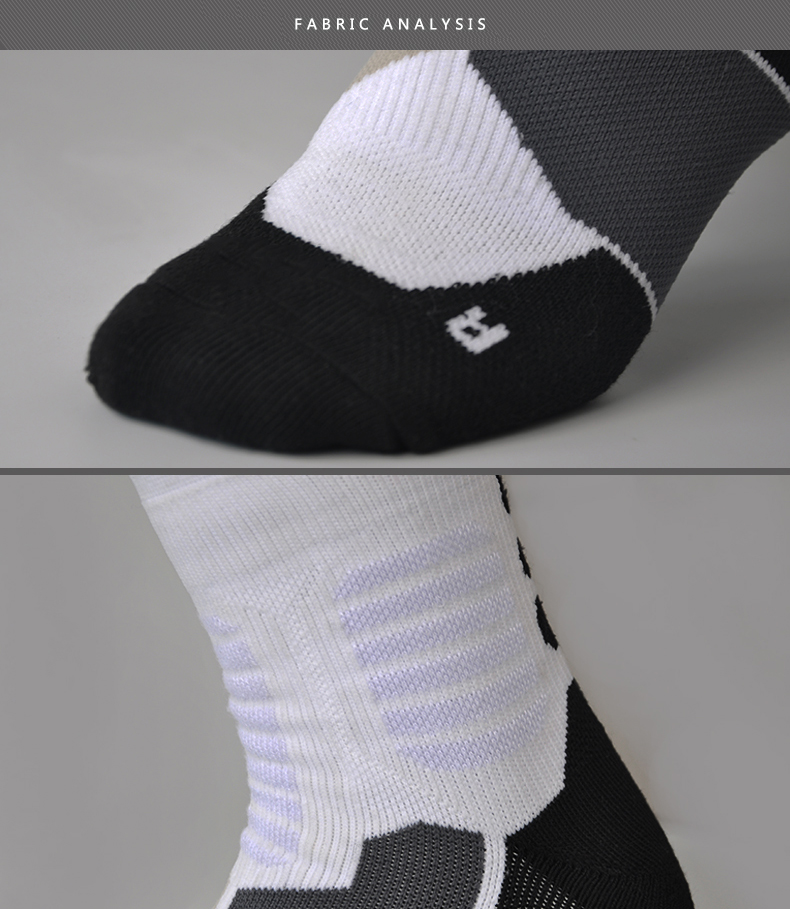 Professional Tight Men Training Basketball Socks Stockings Towel Thick Sweat-absorbent Sports Socks