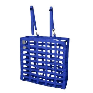 Sac à foin pour chevaux à alimentation lente à quatre côtés Easy-Feed, mangeoire de voyage réglable pour remorque et box, simule le pâturage et réduit les gaspillage - Product Image 1