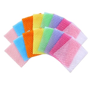 Sac d'emballage intérieur en polyéthylène recyclable de 0,5 mm d'épaisseur, antichoc, en forme de cœur <span class=keywords><strong>rose</strong></span> coloré, pour bijoux, cosmétiques, flacons de parfum - Product Image 1