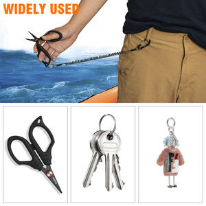 Pullther 26.5cm 伸縮式 紛失防止 フィッシング 安全ツール TPU製 釣り用 コイル ストラップ - Product Image 6