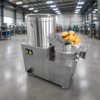 Automatische commerciële roestvrijstalen fruit- en groenteschilmachine voor restaurants, aardappelreiniging, -snijden, eenvoudig te bedienen