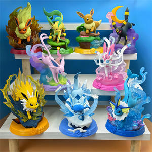 Set di 9 <span class=keywords><strong>Bambole</strong></span> Kawaii della Famiglia Sylveon Espeon Umbreon, Action Figure Misteriose Pokemon, Scatola Sorpresa Eevee per Bambini - Product Image 3