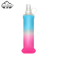 Gourde souple pliable sans BPA, écologique, en TPU, 350 ml, 500 ml, anti-fuite, accessoires pour course à pied