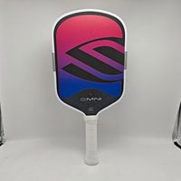 OMNI Pickleball-Schläger mit Sandgestrahlter Oberfläche, Granulat-Lackierung, Thermogeformtem Unibody, Lochfreier T700 Kohlefaser