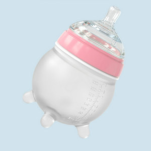 Biberón <span class=keywords><strong>de</strong></span> Silicona <span class=keywords><strong>de</strong></span> Grado Alimenticio, Libre <span class=keywords><strong>de</strong></span> BPA, Anti Cólicos, para Alimentación <span class=keywords><strong>de</strong></span> Recién Nacidos, Venta al Por Mayor OEM - Product Image 6
