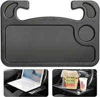 Tablette Multifonction pour Voiture Volant, Support Ordinateur Portable Plateau pour Manger Boire Travailler, Bureau de Voiture