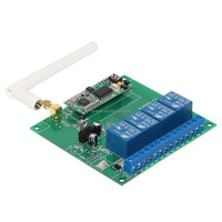 Longue portée 5km Télécommande RF universelle sans fil Code d'apprentissage Batterie rechargeable Indicateur LED pour portes de terres agricoles