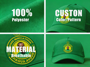 Casquette de baseball unisexe personnalisée en polyester par sublimation, respirante et anti-plis, pour campagne électorale, à prix réduit - Product Image 5