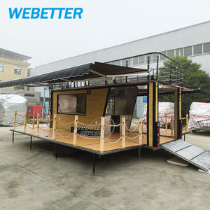 WEBETTER <span class=keywords><strong>Casa</strong></span> Contenedor, Restaurante Móvil, Cafetería Móvil Portátil, Remolque de Bar de Jugos - Product Image 1