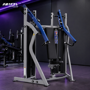 Machine de musculation professionnelle BM à double station avec poids, <span class=keywords><strong>pour</strong></span> la musculation, l'entraînement de force et le fitness, presse à pectoraux et épaules assise - Product Image 1