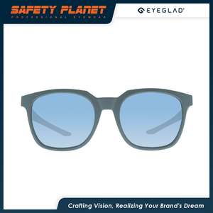 Lunettes de soleil modernes unisexes de style décontracté Lunettes de soleil Demi de luxe avec verres dégradés pour les activités de plein air - Product Image 3