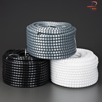 Tube de protection en plastique de type ouvert PSF HP001 pour câbles, résistant à l'abrasion et aux huiles synthétiques, diamètre personnalisé