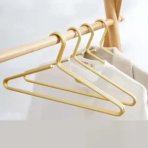 Wholesale Pink Japan Space Saving Tubular Invisible Clothes Hanger Long Neck Infant Dryer Children's Wardrobe PC Material