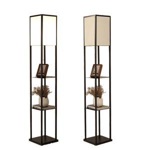 Hiện Đại LED Kệ Sắt Cơ Thể Đèn Sàn Với Màu Xanh Và Vải Bóng Râm Cho Khách Sạn Nhà Trang Trí Nội Thất-Cho Phòng Khách Phòng Ngủ Office-MQ1 - Product Image 2