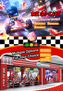 Leke VR trẻ em kinh doanh đua xe điện Go-Kart thiết bị giải trí giá thực tế hỗn hợp đi karting cho trẻ em - Product Image 2