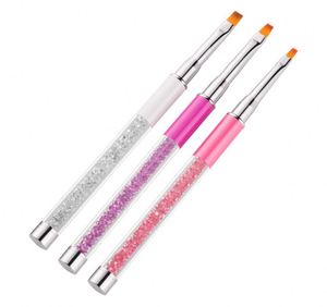 Lot de 5 pinceaux à manche métallique pour nail art, pinceaux souples pour gel UV, pour manucure et dessin, vente en gros - Product Image 6