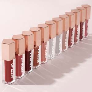 Hot Vegan High Quality <b>Lip</b> Stain Pigment Waterproof Wholesale Custom Logo Cruelty Free Shimmer <b>Clear</b> Private Label <b>Lip</b> <b>Gloss</b> - Product Image 2