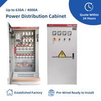 Armoire de distribution basse tension XL-21 IP30 de type ouvert pour éclairage public, 250A, compensation par condensateurs