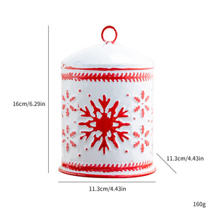LINGKAI Embossed Snowflake Metal Bell <b>Christmas</b> Hanging Ornament Vintage Painted Iron Bell With Jute Rope for Xmas <b>Tree</b> Decor - Product Image 5