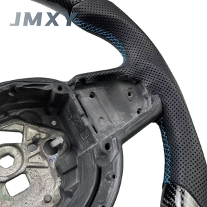 พวงมาลัยหนังแท้คาร์บอนไฟเบอร์แท้สำหรับรถยนต์ Volvo XC60 XC40 XC90 <span class=keywords><strong>S60</strong></span> S90 V60 V40 อุปกรณ์ตกแต่งรถยนต์ - Product Image 6