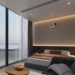 Flottante modulare personalizzabile prefabbricato simile in legno di lusso piccolo Smart due camere con cucina - Product Image 4