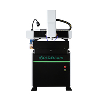 Mini 6090 bureau fer métal CNC fraiseuse pour aluminium laiton acier inoxydable
