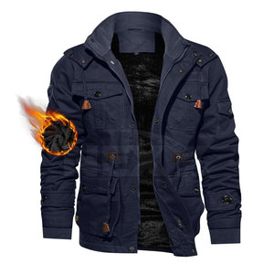Best Selling High Street Style Men's Stand Collar Jacket 100% Cotton Winter Letter Pattern Latest Wholesale Fashion - Product Image 1