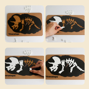 Rompecabezas 3D <span class=keywords><strong>de</strong></span> Madera Creativo <span class=keywords><strong>de</strong></span> Dinosaurios Fósiles, Juguete Educativo con Temática <span class=keywords><strong>de</strong></span> Excavación Arqueológica para Niños, Venta al Por Mayor - Product Image 2