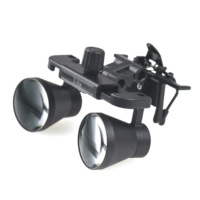 3.0x Dental Magnifying Loupes Clip-On Flip-Up Binocular Loupe, Adjustable PD, Wear with Eyeglasses for Dentist & Endodontist