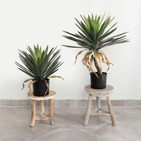 Bonsaï en plastique réaliste Canne Agave Arbres Intérieur Maison Bureau Décor Artificielle Yucca Plante En Pot