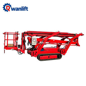 Wanlift Hydraulic off Road Driving <strong>Tracked</strong> 32ft 52ft 59 Feet 20m 22m Articulated Boom Lift <strong>Cherry</strong> <strong>Picker</strong> for <strong>Sale</strong> - Product Image 4