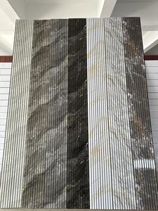 Panneau mural de plafond en PVC noir à motif marbre 8mm 9mm imperméable et résistant à l'humidité, design moderne pour décoration intérieure et salon - Product Image 2