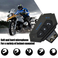 Casque étanche BT12 pour casque de moto avec microphone, prise en charge du contrôle de la musique