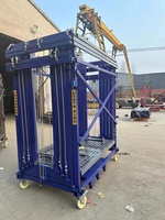 Nouvel élévateur électrique métallique pour échafaudage, 500 kg, 2 m, 6 m, 8 m, idéal pour la peinture murale et la construction