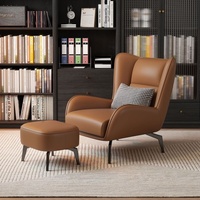 Fauteuil individuel, modèle Tiger, tendance, luxe léger, pour salon, invités, style Wabi-sabi, origine Chine, chaise de balcon pour table à thé