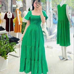 Vestido de Verano para Mujer, Casual, Cómodo, Lavable, Empacado Individualmente en Bolsa de Polipropileno, de Fabricante Vietnamita - Product Image 6