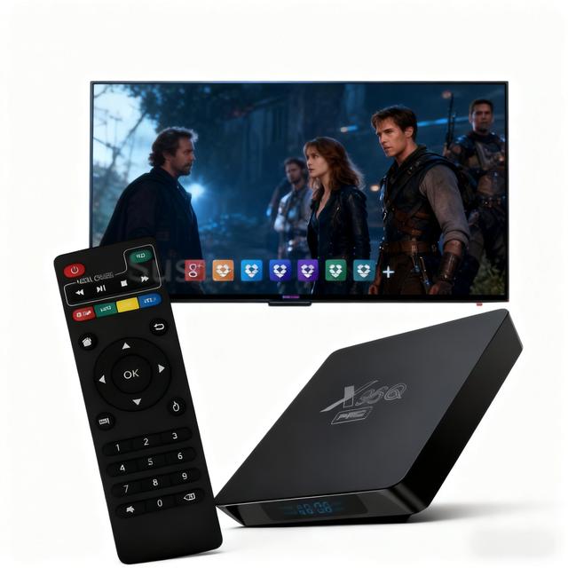 Global Most Popular Allwinner H313 Quad Core X96Q PRO Android 10 TV Box with Multi-Language Streaming Media Player Set-top Box