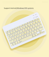 Ultra İnce USB Kablosuz Klavye Mouse Seti 78 Tuşlu Ergonomik Siyah Switch iPad Tabletler Telefonlar Şarj Edilebilir Taşınabilir BT Stokta