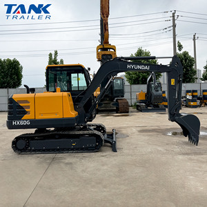 <span class=keywords><strong>Mini</strong></span>-excavatrice sur chenilles HX60G de 6 tonnes, fabrication directe d'usine, godet de 0,23 m3, petite <span class=keywords><strong>pelle</strong></span> pour la construction - Product Image 2