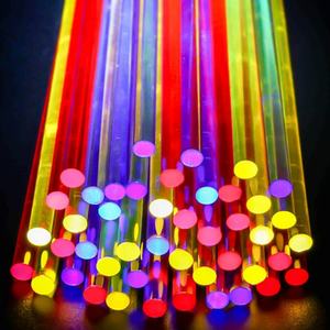 Lámina Acrílica Transparente de Color, Varilla Fundida y Extruida - Tamaño y Diámetro Personalizados para Decoración de Paredes y Casas - Product Image 1