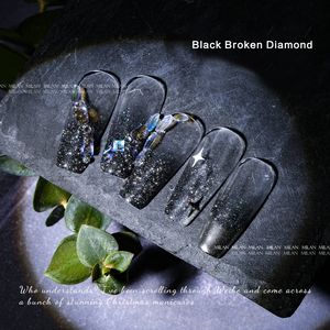 AILANUO Salones de uñas populares 15ml 4 colores brillo diamante esmalte de uñas pegamento UV Gel Set luz francesa especialmente diseñado para - Product Image 4