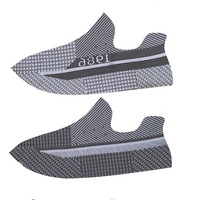 Tissu Flyknit respirant de qualité supérieure, léger, multifonctionnel, tricotage de précision, tissu Flyknit 3D